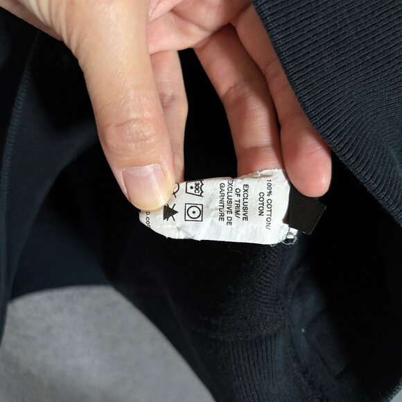 Reigning Champ Cotton Crewneck Pullover Sweatshirt - Men's Size M - Black - Picture 4 of 8